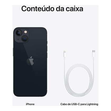 Apple iPhone 13 (128 GB) - Meia-noite — imagem 6
