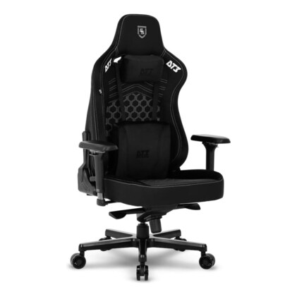 Cadeira Gamer DT3 Rhino Fabric, ergonomica e confortável em Tecido DT3 TechSoft™, espuma injetada, estrutura reforçada em aço, braços 4D+, suporta até 200kg e altura máx. de 2,00m (Cool Black) — imagem 1