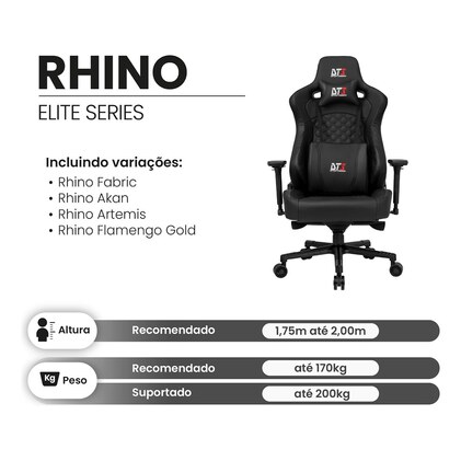 Cadeira Gamer DT3 Rhino Fabric, ergonomica e confortável em Tecido DT3 TechSoft™, espuma injetada, estrutura reforçada em aço, braços 4D+, suporta até 200kg e altura máx. de 2,00m (Cool Black) — imagem 8