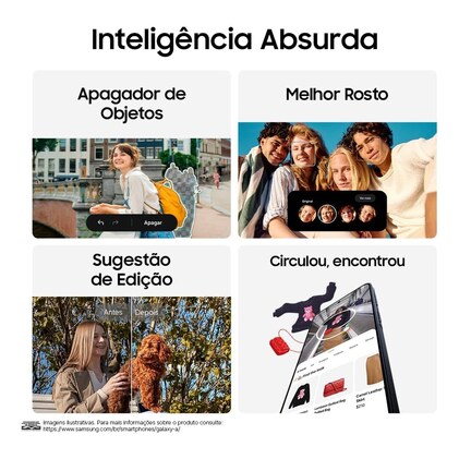 Celular Samsung Galaxy A57 5G 128GB, 8GB RAM, Câmera Tripla de até 50MP OIS, Selfie de 12MP Video HDR, IP68, Tela Super AMOLED 6.7", NFC, Recursos AI, Até 6 Atualizações de Android e Segurança (Lilás) — imagem 10