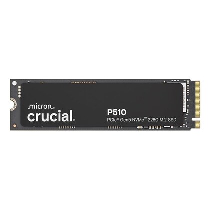 Crucial SSD NVMe P510 1TB Gen5, até 11.000 MB/s, SSD PCIe 5.0 M.2 2280, unidade de estado sólido interna, compatível com laptop, desktop + software Acronis - CT1000P510SSD8-01 — imagem 1