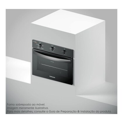 Forno de Embutir Elétrico Continental 50L com TOPLimpaFácil (OC4EM) 220v — imagem 4