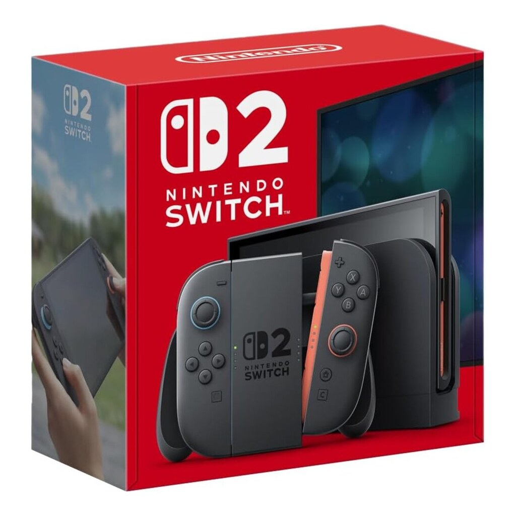Nintendo, Console, Nintendo Switch 2, Nacional, Portátil e Doméstico, Bateria de até 9 Horas, Inclui Joy-Con com Suporte e Alças, 1 ano de Garantia - Modelo Nacional de Tomada