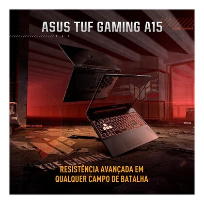 Notebook Gamer ASUS TUF Gaming A15, RTX3050 AMD RYZEN 7, 16 GB, 512 GB SSD, W11 Home, 15.6'' IPS 144Hz, Graphite Black - FA506NCG-HN217W — imagem 8
