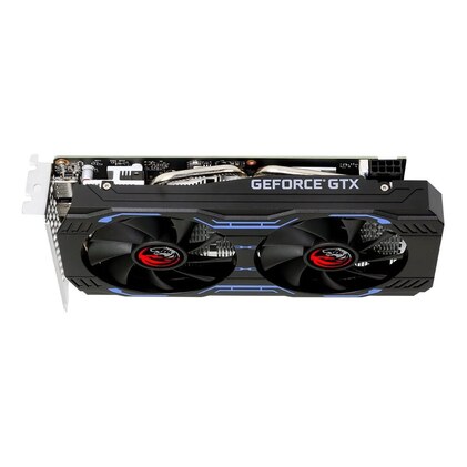 PCYES PLACA DE VIDEO NVIDIA GEFORCE GTX 1660 SUPER GDDR6 6GB 192BITS DUAL-FAN GRAFFITI SERIES - PA1660S6GR6DF - Cor: Preto — imagem 4