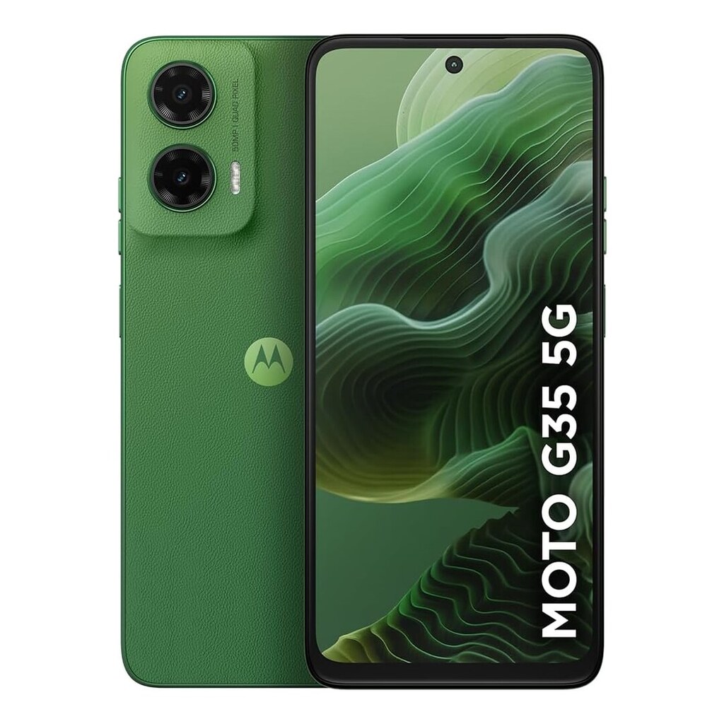 Smartphone Motorola Moto g35 5G - 128GB 12GB (4GB RAM+8GB Ram Boost) e Camera 50MP com AI NFC Tela 6.7" com Superbrilho - Verde