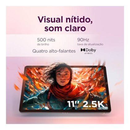 Tablet Lenovo Idea Tab 11" 90Hz - Octa-Core, 4GB RAM, 128GB, Wi-Fi 5, Android 15, Caneta e Capa — imagem 7